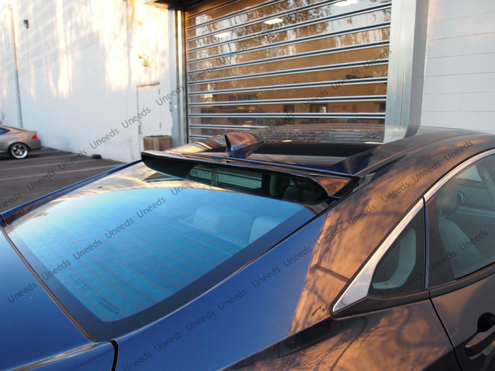 Fit 2016-2021 Honda Civic 4Dr ABS Black Rear Roof Window Visor Spoiler 3D JDM