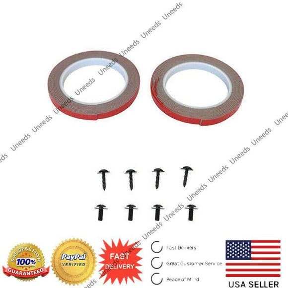 Universal Red Side Skirt Rocker Splitters Spoiler Canard Diffuser Winglet Wings