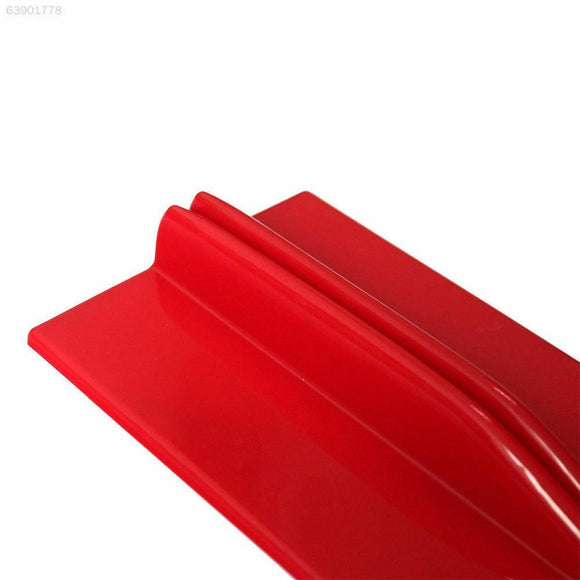 Universal Red Side Skirt Rocker Splitters Spoiler Canard Diffuser Winglet Wings