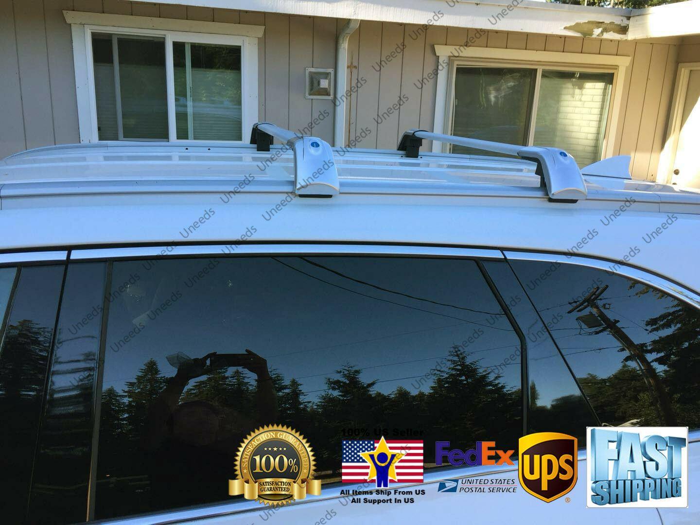 Adjustable Aluminum Roof Rack Cross Bars For BMW X1 E84 (2010-2021) - Silver, Anti-Theft, Waterproof