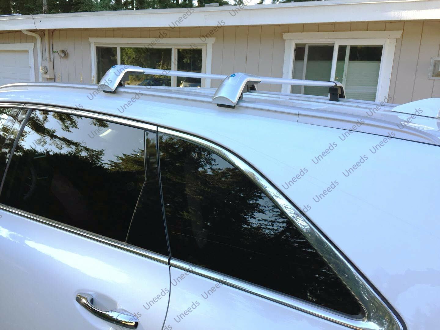 Fit 2016-2021 Mercedes Benz GLC Sliver Roof Rack Crossbar Luggage Carrier