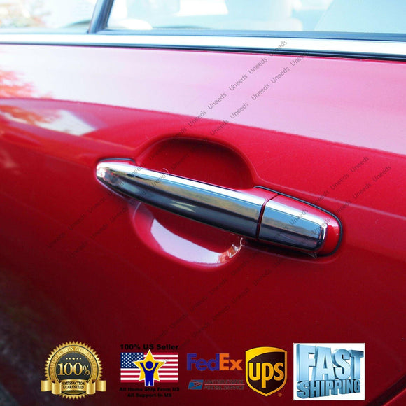 Fit 2007-2011 Toyota Camry Highlander Door Handle Cover Trims (Mirror Chrome)