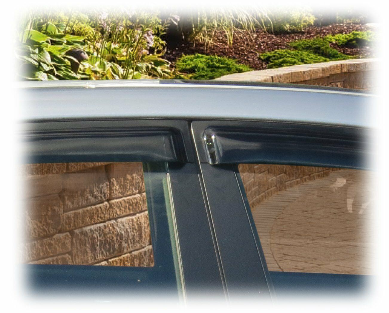 Fit 2018-2024 Honda Odyssey Out-Channel Vent Window Visors Rain Sun Wind Guards Shade Deflectors