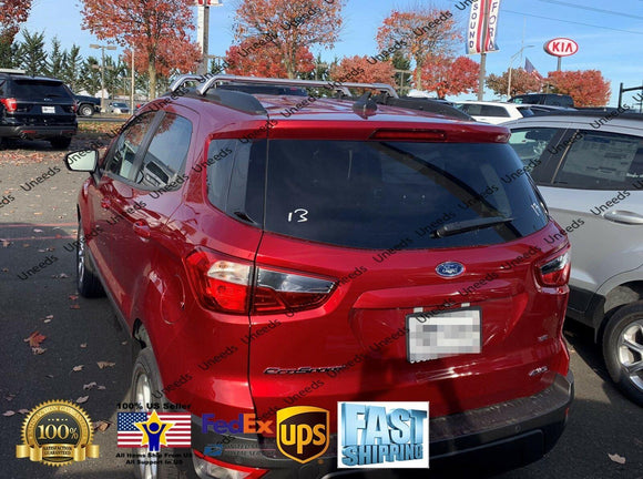 Barra transversal para portaequipajes de techo, color plateado elegante | Compatible con Ford EcoSport (2013-2020) 