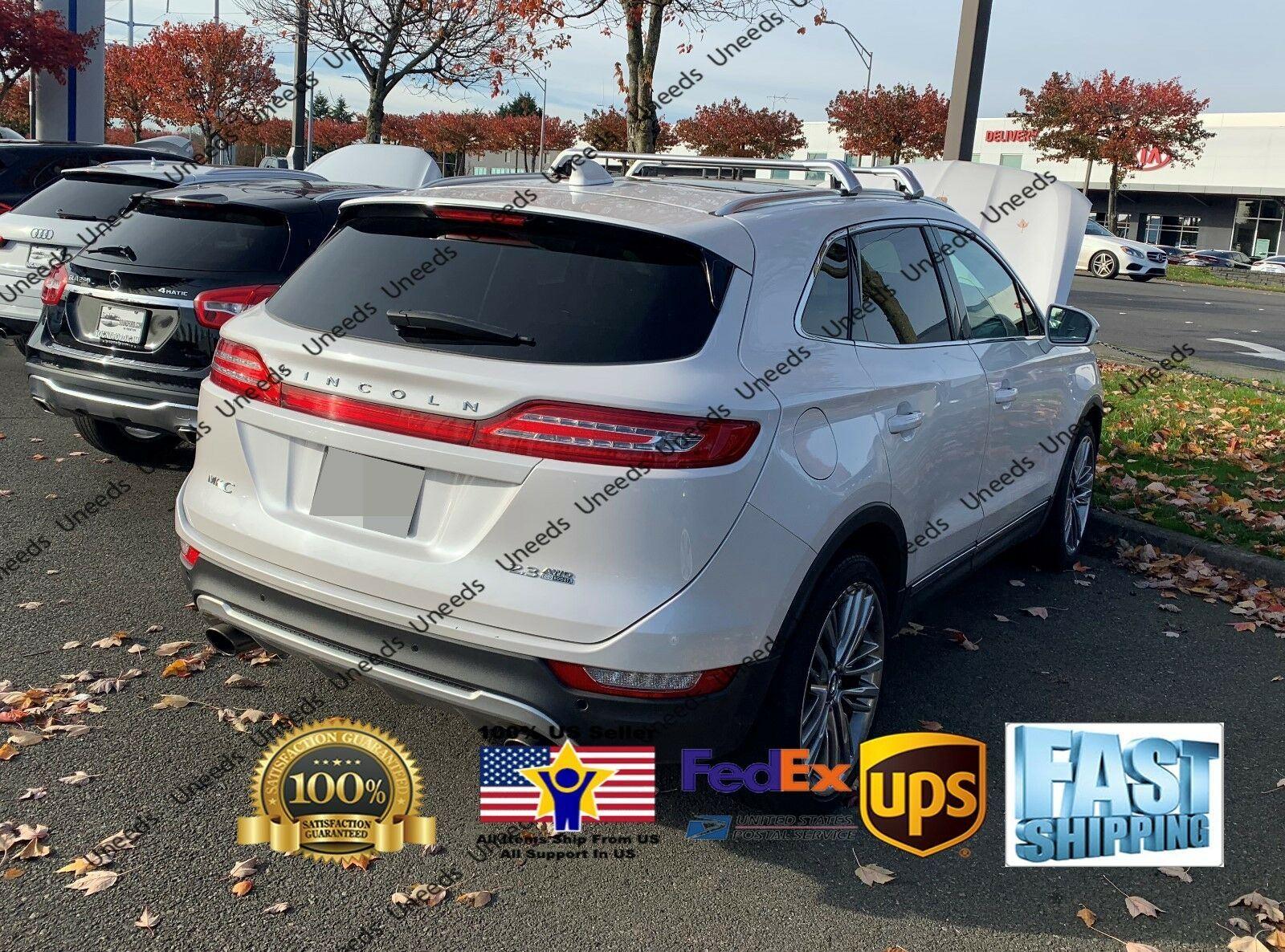 Fit 2014-2019 LINCOLN MKC Silver Baggage Luggage Cross Bar