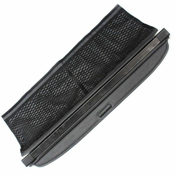 Fits 2008-2015 SMART Fortwo Rear Trunk Retractable Tonneau Cargo Cover (Black)