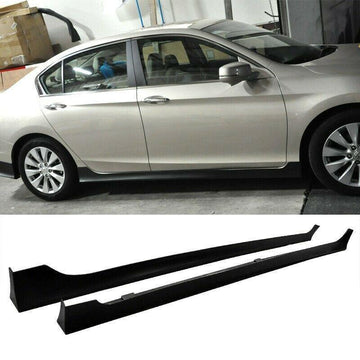 Kit de carrocería con faldones laterales estilo MOD para Honda Accord Sedan de 4 puertas 2013-2017 (negro mate sin pintar) 