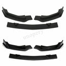 Fits 2014-2017 Infiniti Q50 Base Premium Front Bumper Lip Spoiler (Carbon Fiber Print)-6