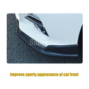 Fits 2014-2017 Infiniti Q50 Base Premium Front Bumper Lip Spoiler (Carbon Fiber Print)-3