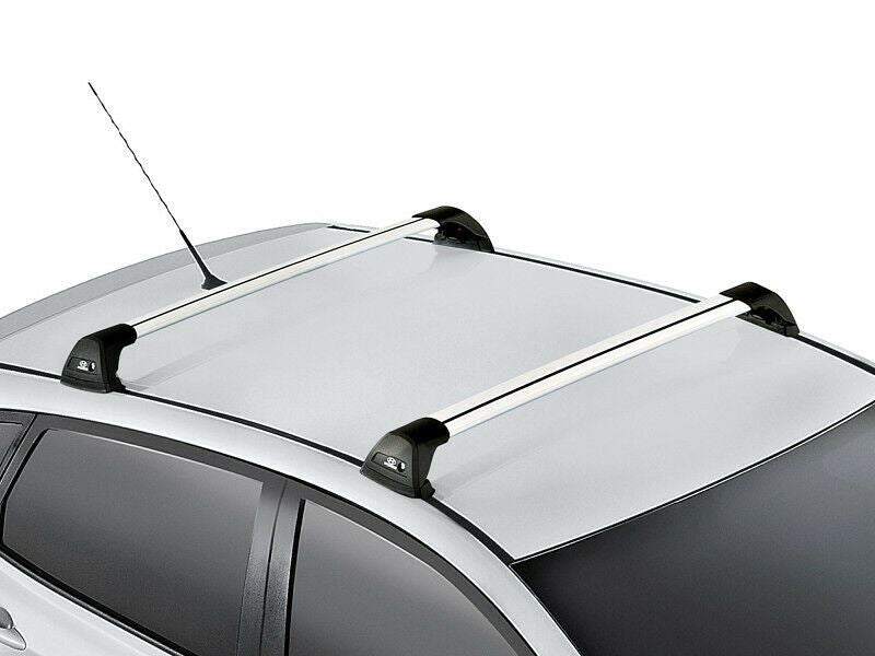 Fit 2019-2020 Toyota RAV4 Baggage Luggage Black&Silver Tap Roof Rack Cross Bar - 0