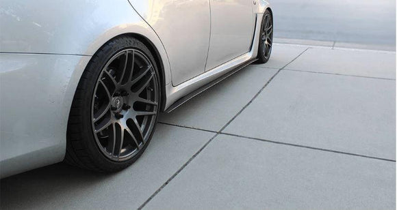 Fit 2016-2020 Lexus GS GSF Sports Side Skirts pair Body Kit Black PP VIP