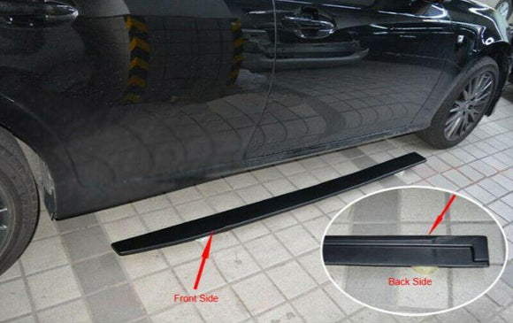 Fit 2016-2020 Lexus GS GSF Sports Side Skirts pair Body Kit Black PP VIP