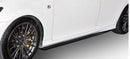 Fit 2016-2020 Lexus GS GSF Sports Side Skirts pair Body Kit Black PP VIP-5