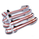 Fit 2016-2021 Toyota Tacoma Door Handle Cover Molding ABS Trim (Carbon Fiber Print)-6