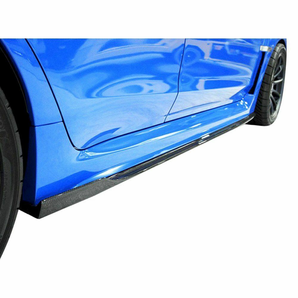 Fit 2015-2020 Subaru Impreza WRX/STI PU Extension Black Side Skirts Body kit