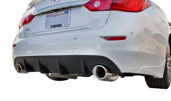 Fits 2014-2017 Infiniti Q50 sport Style Rear Bumper Lip Spoiler Lower Diffuser