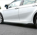 Se adapta al Toyota Camry 2018-2023 Juego de 2 extensiones de faldones laterales de carrocería en negro brillante -7