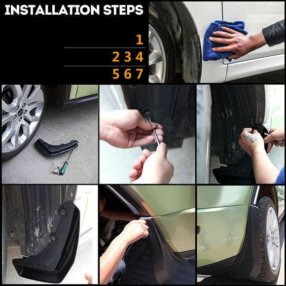 Fit 2018-2024 Toyota Camry LE Model Splash Guards 4 PCS  Mud Flaps Guards Set