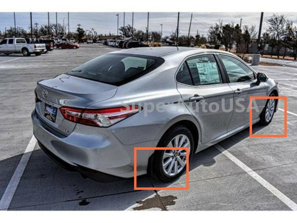 Fit 2018-2024 Toyota Camry LE Model Splash Guards 4 PCS  Mud Flaps Guards Set