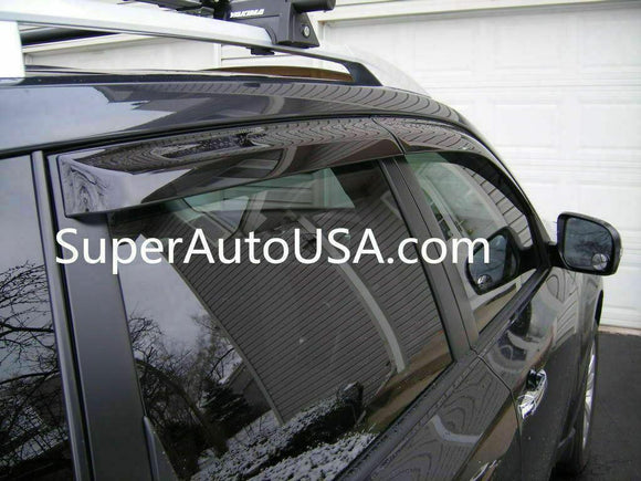 Fit 2016-2022 Honda Pilot OE Style Vent Window Visors Rain Sun Wind Guards Shade Deflectors