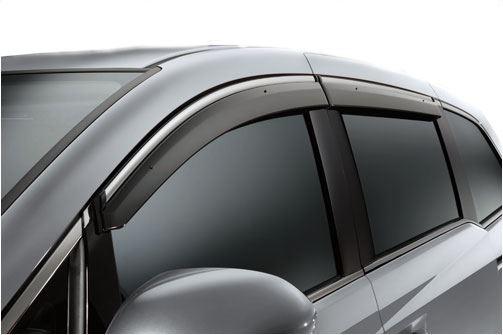 Fit 2011-2021 Dodge Charger Clip-On Chrome Trim Vent Window Visors Rain Sun Wind Guards Shade Deflectors