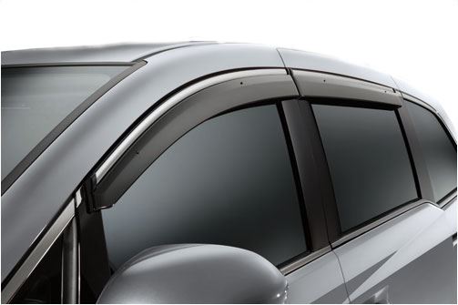 Fit 2011-2021 Dodge Charger Clip-On Chrome Trim Vent Window Visors Rain Sun Wind Guards Shade Deflectors - 0