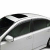 Ajuste 2011-2021 Dodge Charger Clip-On Chrome Trim Vent Window Viseras Rain Sun Wind Guards Shade Deflectors