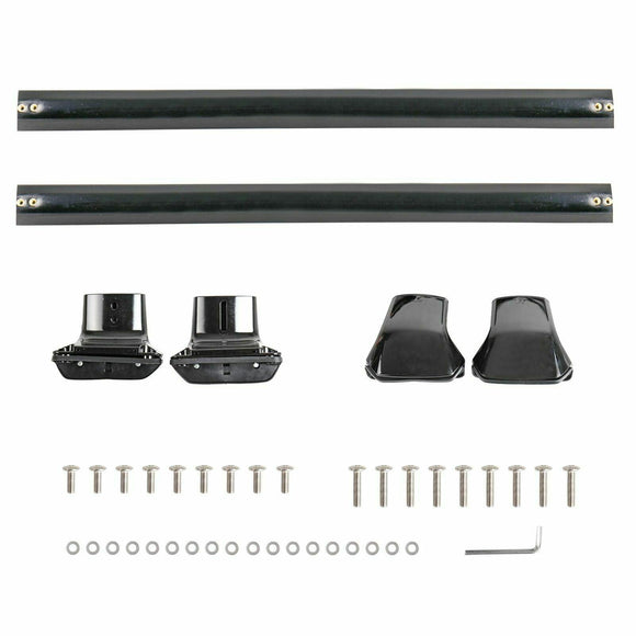 Roof Rack Cross Bar - Black Aluminum | Fits Honda CR-V (12-16)