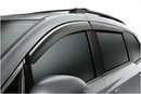 Fit 2014-2021 Acura MDX Clip-On Chrome Trim Vent Window Visors Rain Sun Wind Guards Shade Deflectors-2