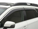Fit 2014-2021 Acura MDX Clip-On Chrome Trim Vent Window Visors Rain Sun Wind Guards Shade Deflectors-4