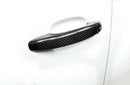 Embellecedor de manija de puerta de fibra de carbono compatible con SUBARU Impreza 2012-2018 (impresión de fibra de carbono, Smart Holes) -6