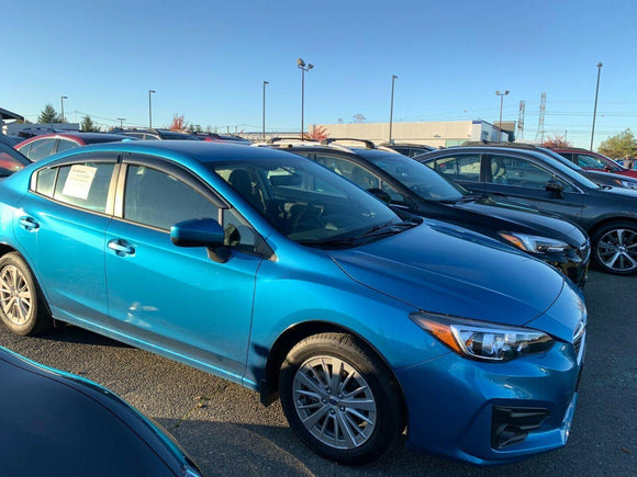 Fit 2013-2017 Honda Accord Out-Channel Vent Window Visors Rain Sun Wind Guards Shade Deflectors