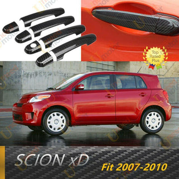 Embellecedor de manija de puerta para Scion xD 2007-2010 (impresión de fibra de carbono) 