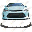 Se adapta a todos los modelos Scion TC 2014-2016, alerón de parachoques delantero estilo V3 negro -3