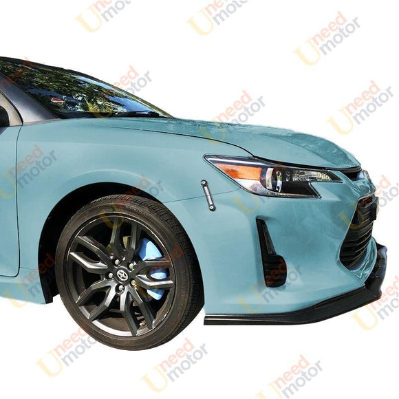 Se adapta a todos los modelos Scion TC 2014-2016, alerón de parachoques delantero estilo V3 negro 