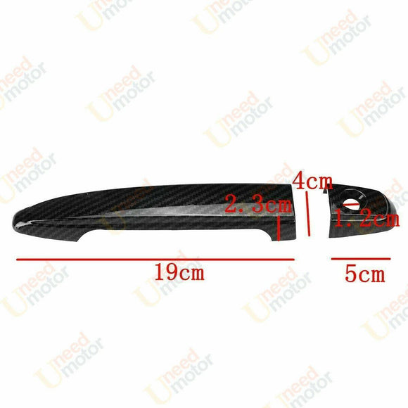 Fit 2007-2011 Toyota Camry Door Handle Cover Trim (Carbon Fiber Print)