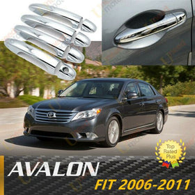 Fit 2006-2011 Toyota Avalon Door Handle Cover Trims Accessories (Mirror Chrome)
