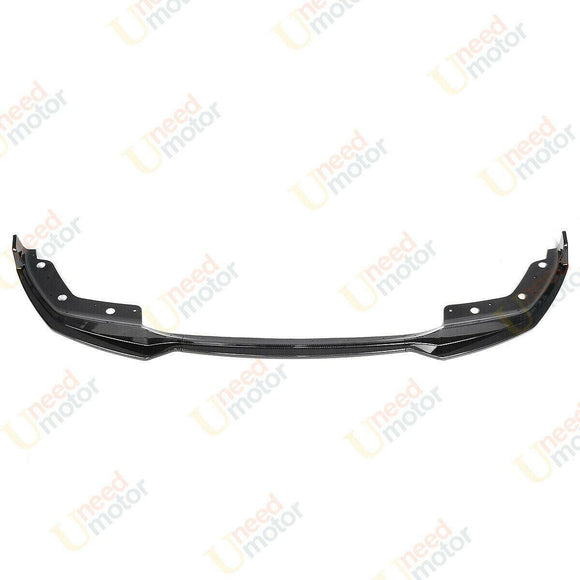 Fits 2019-2022 BMW 3 Series G20 M Sport Front Bumper Lip Spoiler (Carbon Fiber Print)
