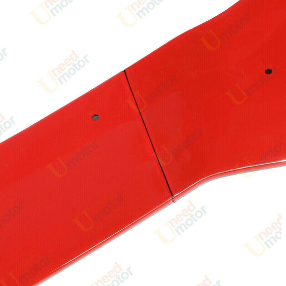 Se adapta al alerón de parachoques delantero HFP para CIVIC Hatchback y Si 2017-2021 (rojo brillante) 