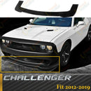 Fits 2012-2019 Dodge Challenger SXT SRT Front Bumper Lip Spoiler Splitter (Gloss Black)-1