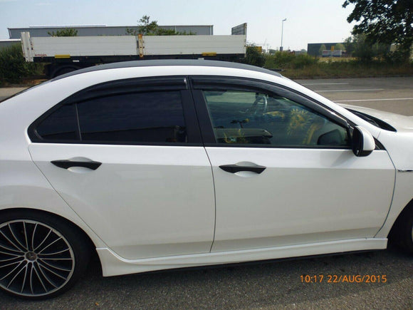 Se adapta a Subaru WRX STI 2008-2014, viseras para ventanas con ventilación estilo Mugen 3D, protectores contra la lluvia, el sol y el viento, deflectores de sombra 