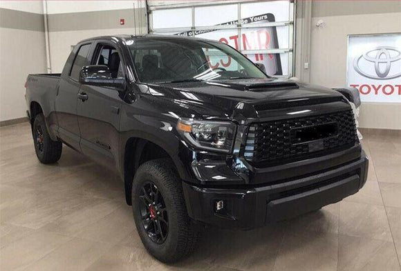 Se adapta a Toyota Tundra PRO style 2014-2021 Parrilla delantera Parachoques Capó Parrilla negra (negra) 