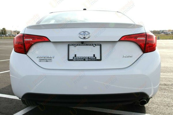 Fit 2014-2019 Toyota Corolla OE Style Rear Trunk Wing Spoiler Primed (Super White)