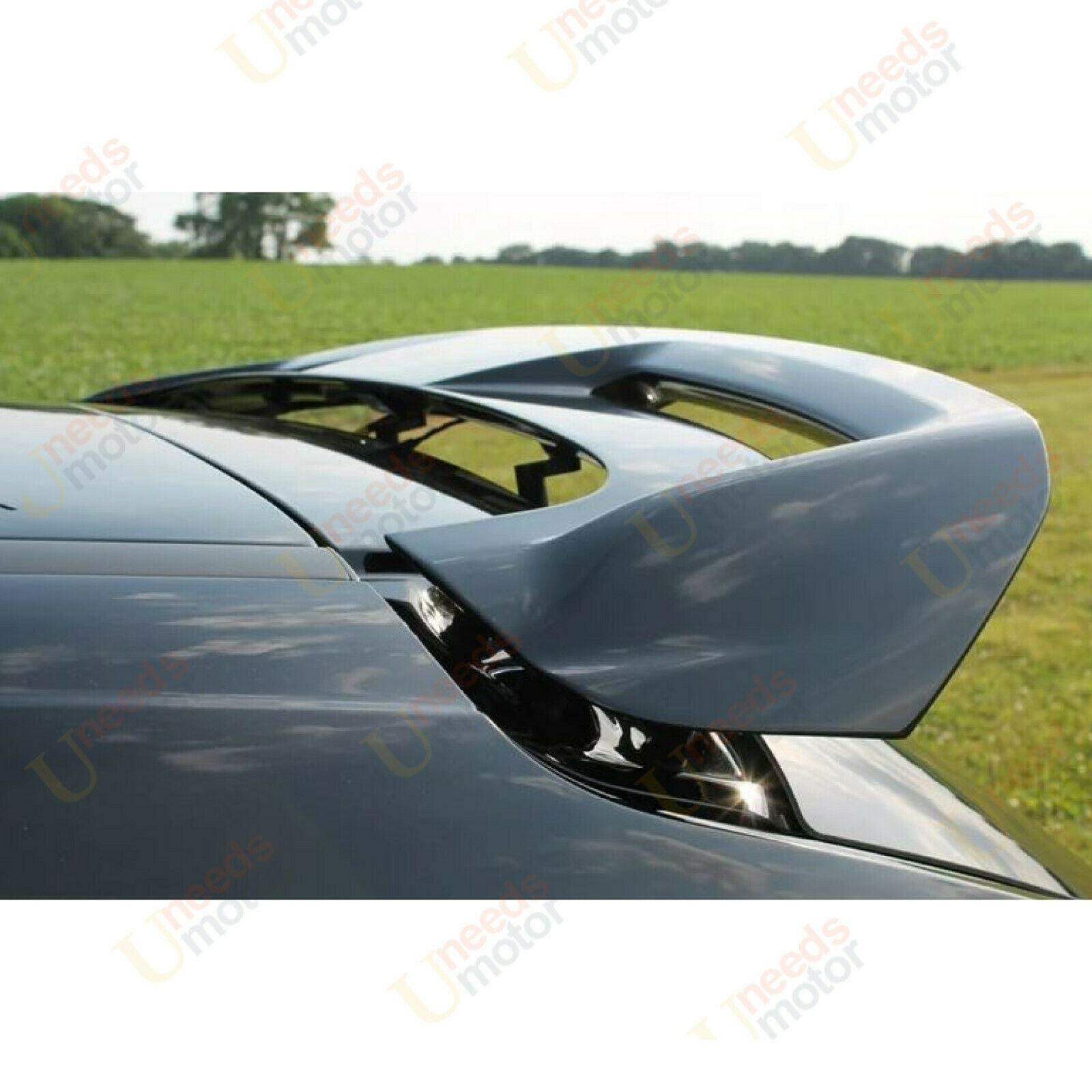 Fits 2013-2018 Ford Focus Hatchback RS Style Rear Roof Wing Spoiler (Glossy Black)-5