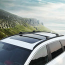 Fit 2017-2021 Honda CRV Black Roof Rack Rail + Top Cross Bars Set Luggage Carrier-2