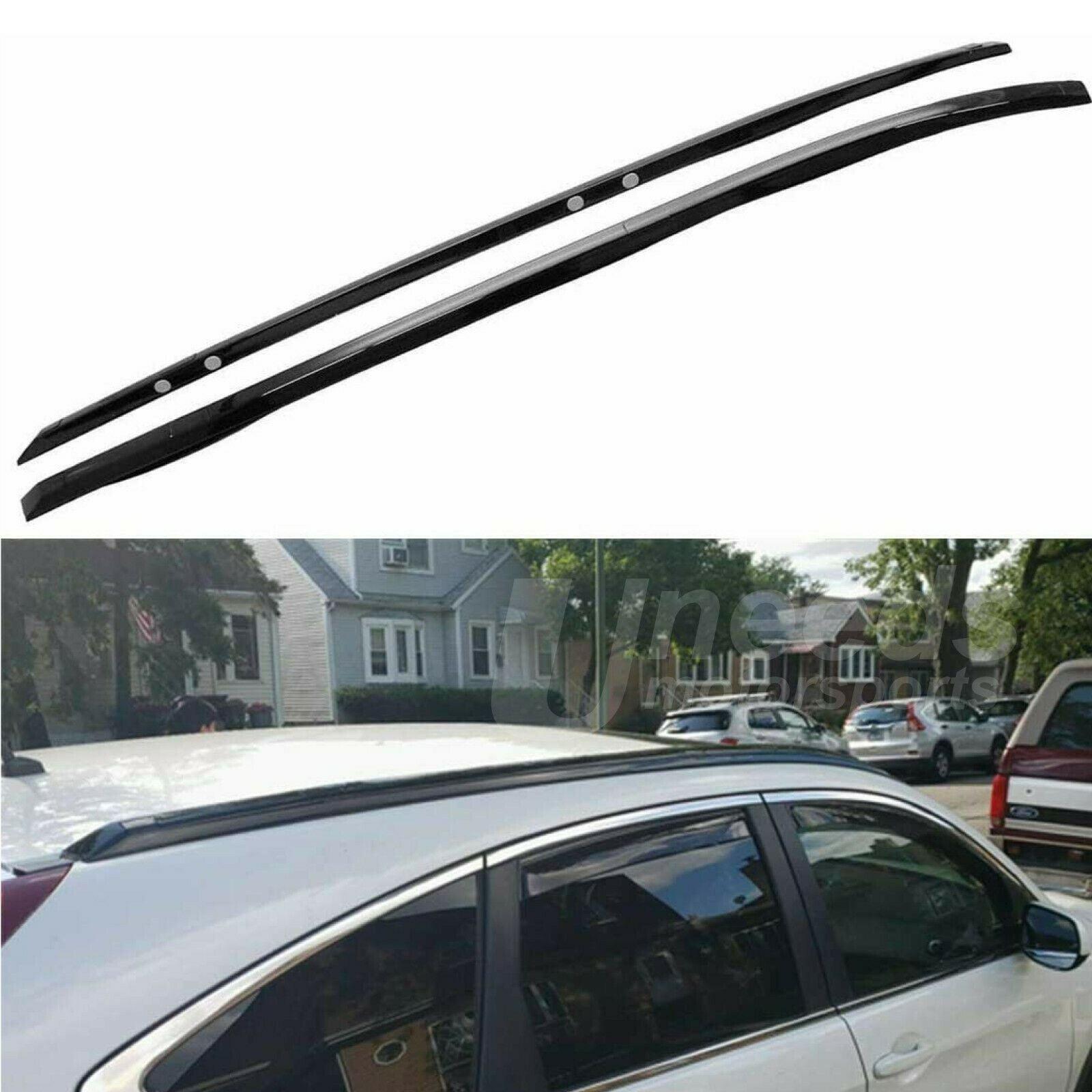 Fit 2012 2016 Honda CRV CR V Black Silver Roof Rack Side Rail Bar