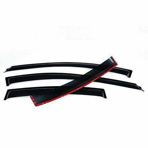 Fit 2013-2018 TOYOTA RAV4 Out-Channel Vent Window Visors Rain Sun Wind Guards Shade Deflectors