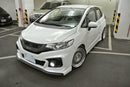 Fit 2015-2020 HONDA FIT JAZZ HATCHBACK 3D Mugen Style Vent Window Visors Rain Sun Wind Guards Shade Deflectors-2