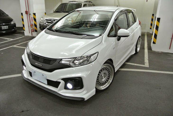 Fit 2015-2020 HONDA FIT JAZZ HATCHBACK 3D Mugen Style Vent Window Visors Rain Sun Wind Guards Shade Deflectors