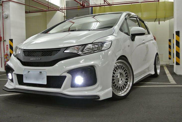 Fit 2015-2020 HONDA FIT JAZZ HATCHBACK 3D Mugen Style Vent Window Visors Rain Sun Wind Guards Shade Deflectors